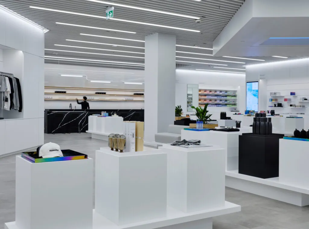 Inside Aurora Cannabis flagship store