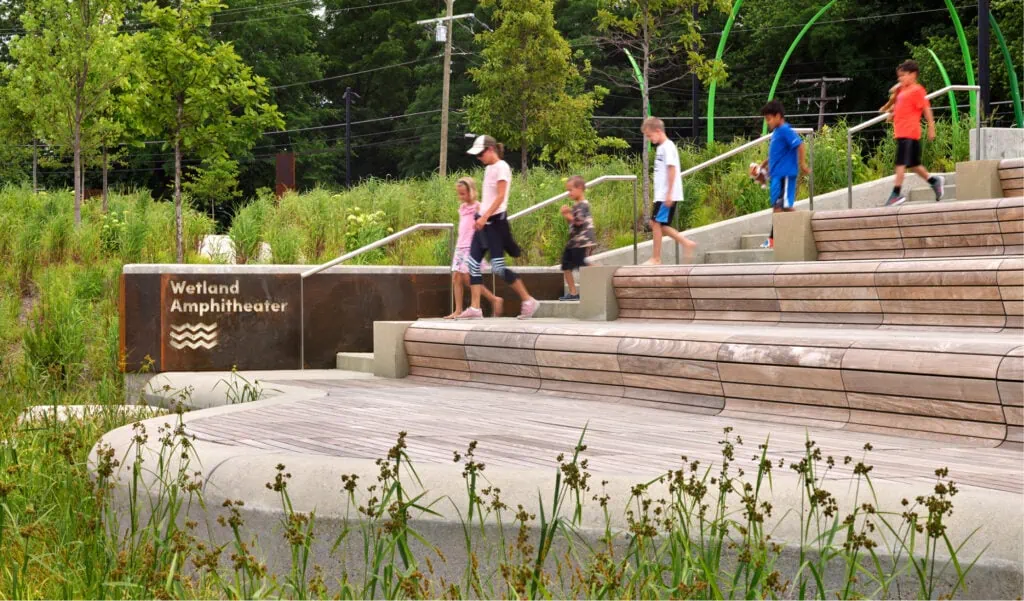 Wetland amphitheatre