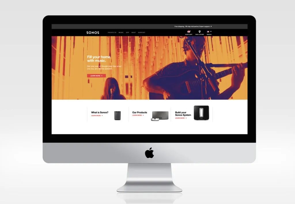 Sonos website