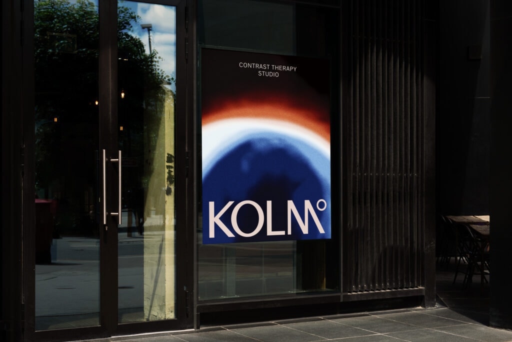 Storefront poster for Kolm Contrast Therapy Studio
